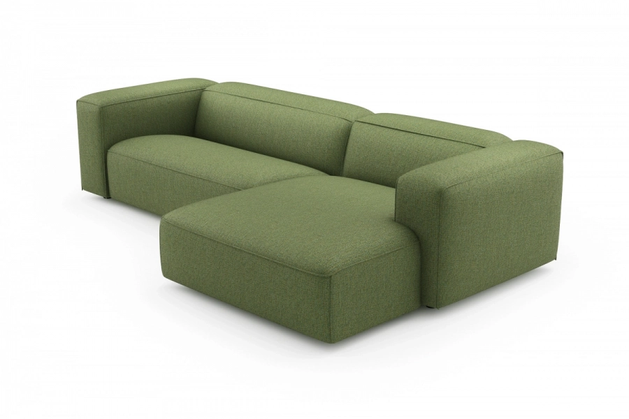 model MODULARIS WB (wysoki bok) - Modularis WB sofa 2-osobowa lewa + longchair prawy (boki wysokie)