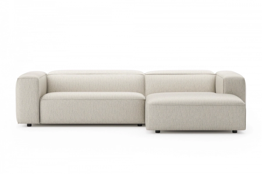 model MODULARIS WB (wysoki bok) - Modularis WB sofa 2-osobowa lewa + longchair prawy (boki wysokie)