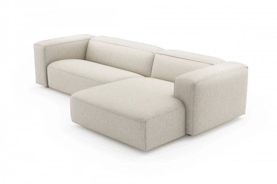 model MODULARIS WB (wysoki bok) - Modularis WB sofa 2-osobowa lewa + longchair prawy (boki wysokie)