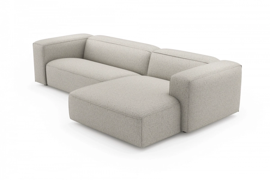 model MODULARIS WB (wysoki bok) - Modularis WB sofa 2-osobowa lewa + longchair prawy (boki wysokie)
