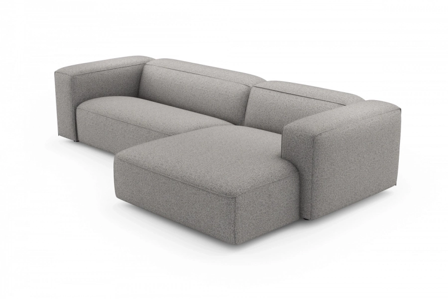 model MODULARIS WB (wysoki bok) - Modularis WB sofa 2-osobowa lewa + longchair prawy (boki wysokie)