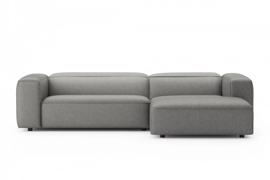 model MODULARIS WB (wysoki bok) - Modularis WB sofa 2-osobowa lewa + longchair prawy (boki wysokie)