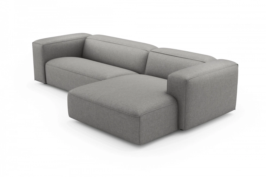 model MODULARIS WB (wysoki bok) - Modularis WB sofa 2-osobowa lewa + longchair prawy (boki wysokie)