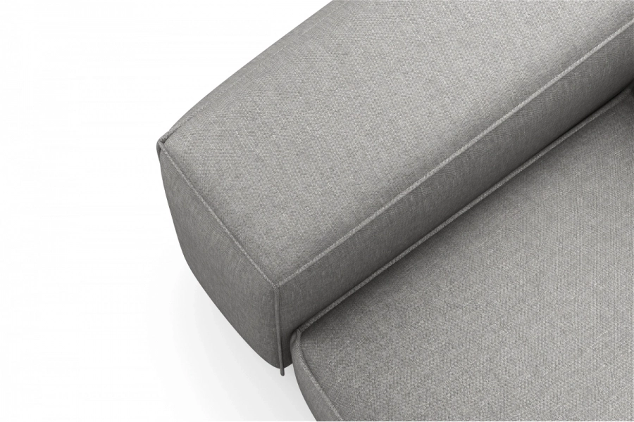 model MODULARIS WB (wysoki bok) - Modularis WB sofa 2-osobowa lewa + longchair prawy (boki wysokie)