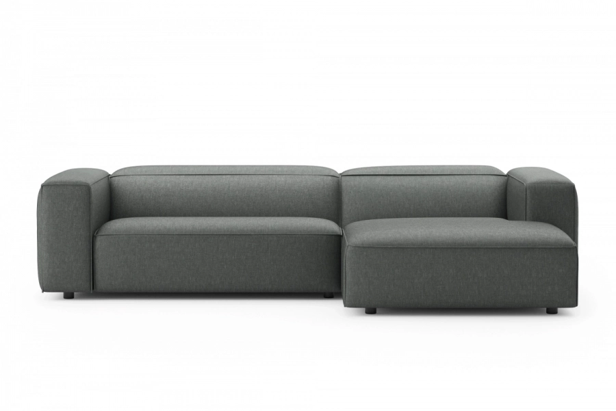 model MODULARIS WB (wysoki bok) - Modularis WB sofa 2-osobowa lewa + longchair prawy (boki wysokie)