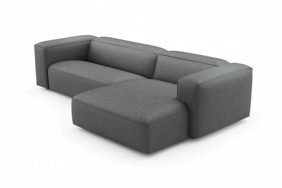 model MODULARIS WB (wysoki bok) - Modularis WB sofa 2-osobowa lewa + longchair prawy (boki wysokie)