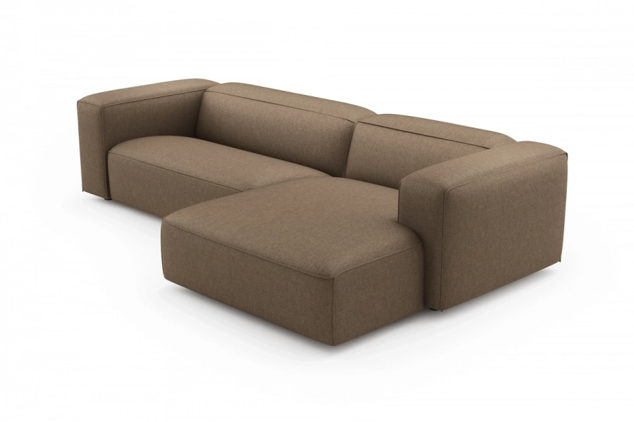 model MODULARIS WB (wysoki bok) - Modularis WB sofa 2-osobowa lewa + longchair prawy (boki wysokie)