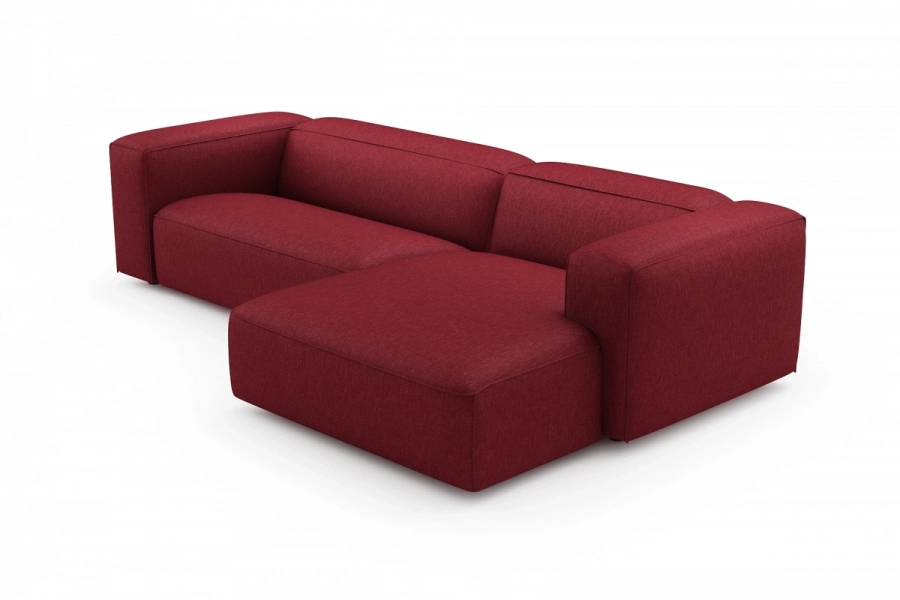 model MODULARIS WB (wysoki bok) - Modularis WB sofa 2-osobowa lewa + longchair prawy (boki wysokie)