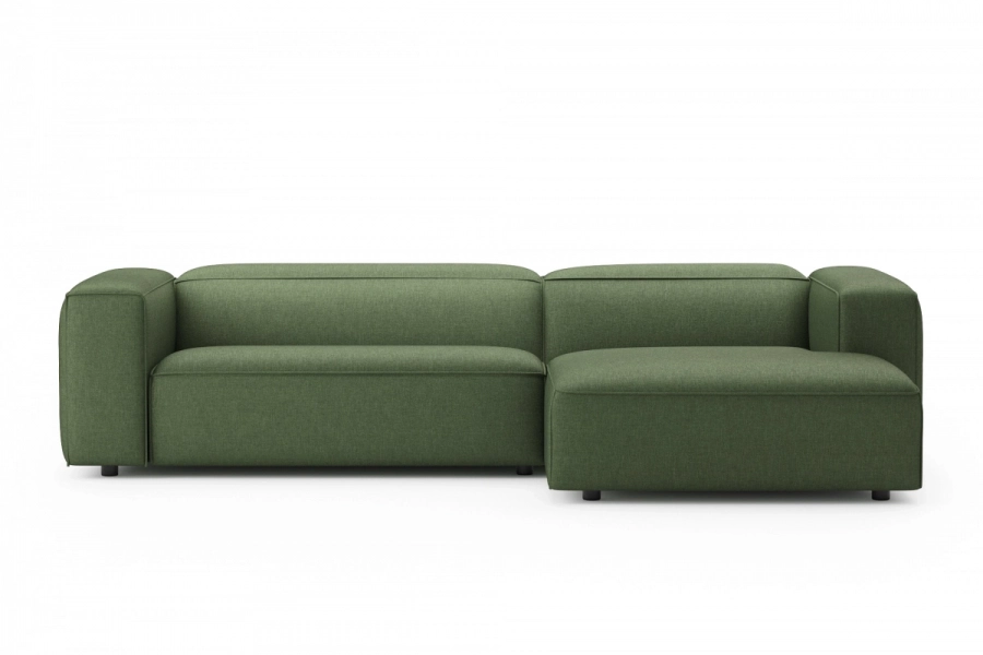 model MODULARIS WB (wysoki bok) - Modularis WB sofa 2-osobowa lewa + longchair prawy (boki wysokie)