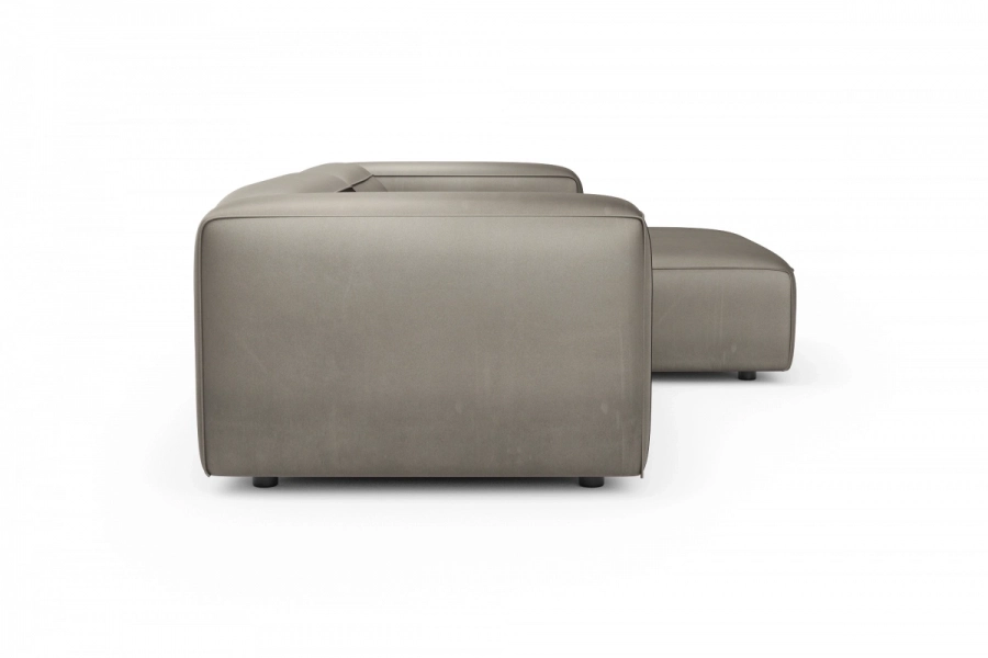 model MODULARIS WB (wysoki bok) - Modularis WB sofa 2-osobowa lewa + longchair prawy (boki wysokie)