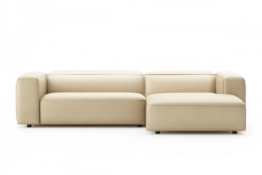 model MODULARIS WB (wysoki bok) - Modularis WB sofa 2-osobowa lewa + longchair prawy (boki wysokie)