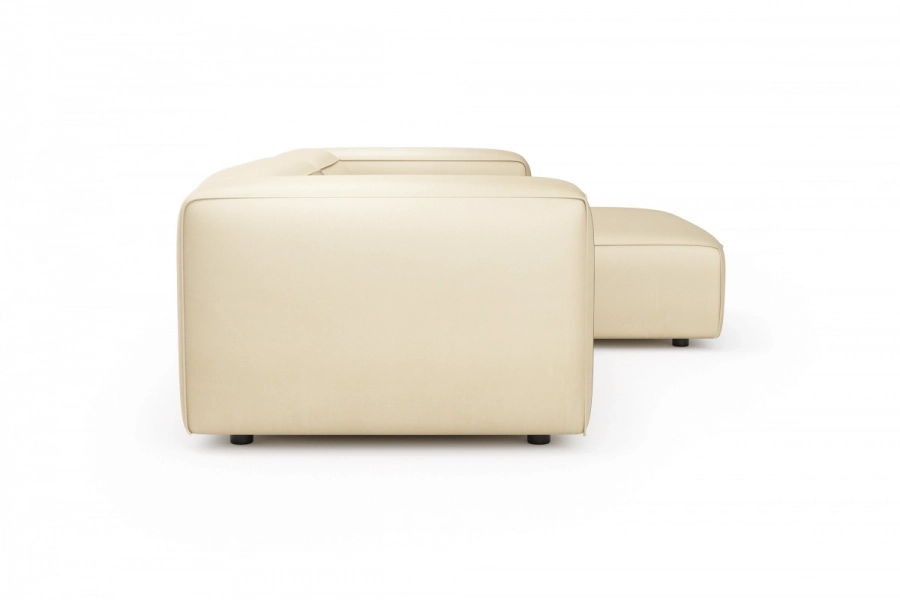model MODULARIS WB (wysoki bok) - Modularis WB sofa 2-osobowa lewa + longchair prawy (boki wysokie)