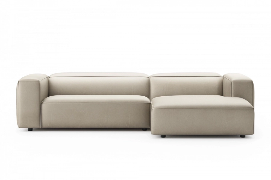 model MODULARIS WB (wysoki bok) - Modularis WB sofa 2-osobowa lewa + longchair prawy (boki wysokie)