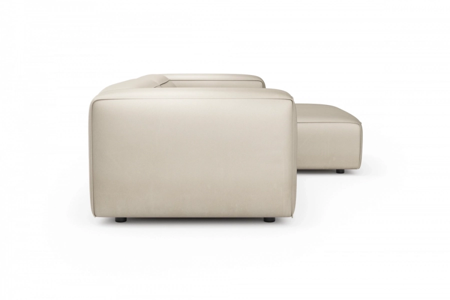 model MODULARIS WB (wysoki bok) - Modularis WB sofa 2-osobowa lewa + longchair prawy (boki wysokie)