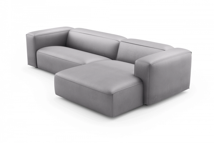 model MODULARIS WB (wysoki bok) - Modularis WB sofa 2-osobowa lewa + longchair prawy (boki wysokie)