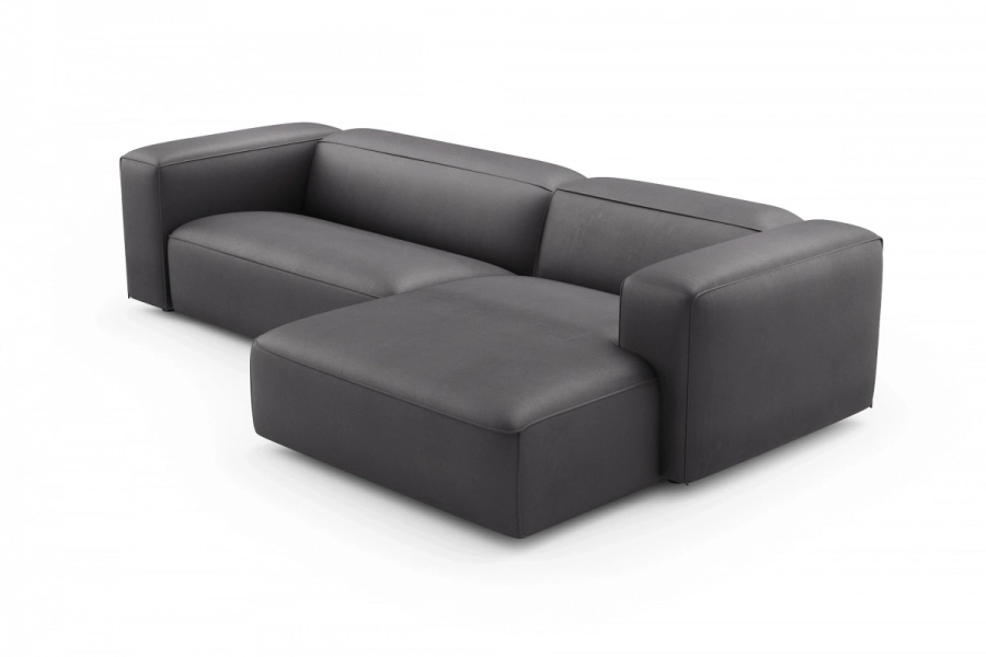 model MODULARIS WB (wysoki bok) - Modularis WB sofa 2-osobowa lewa + longchair prawy (boki wysokie)