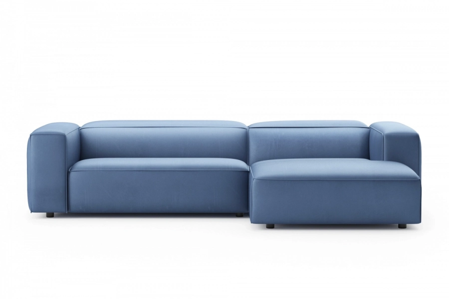model MODULARIS WB (wysoki bok) - Modularis WB sofa 2-osobowa lewa + longchair prawy (boki wysokie)