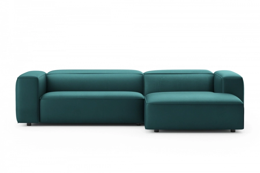 model MODULARIS WB (wysoki bok) - Modularis WB sofa 2-osobowa lewa + longchair prawy (boki wysokie)