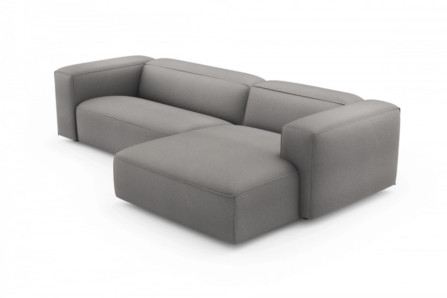 model MODULARIS WB (wysoki bok) - Modularis WB sofa 2-osobowa lewa + longchair prawy (boki wysokie)