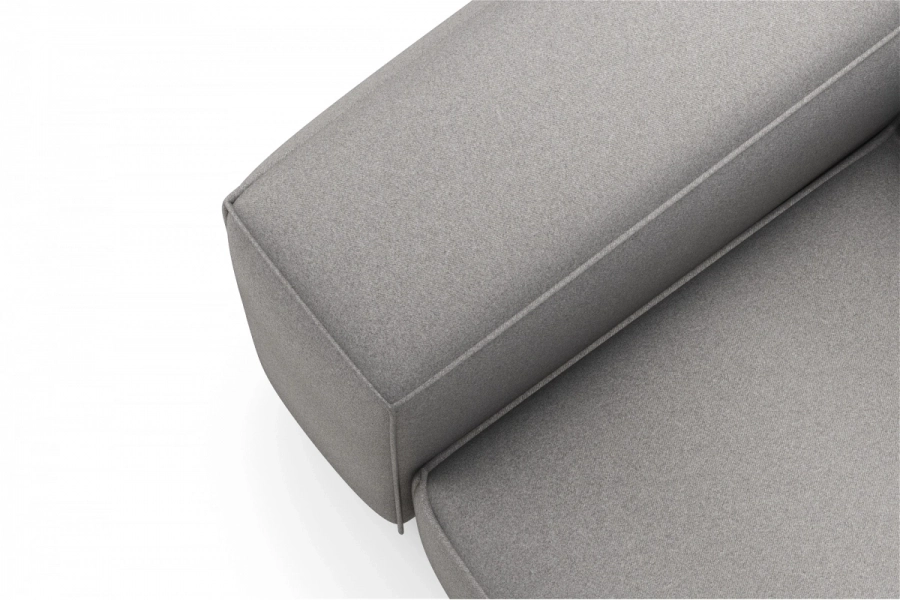 model MODULARIS WB (wysoki bok) - Modularis WB sofa 2-osobowa lewa + longchair prawy (boki wysokie)