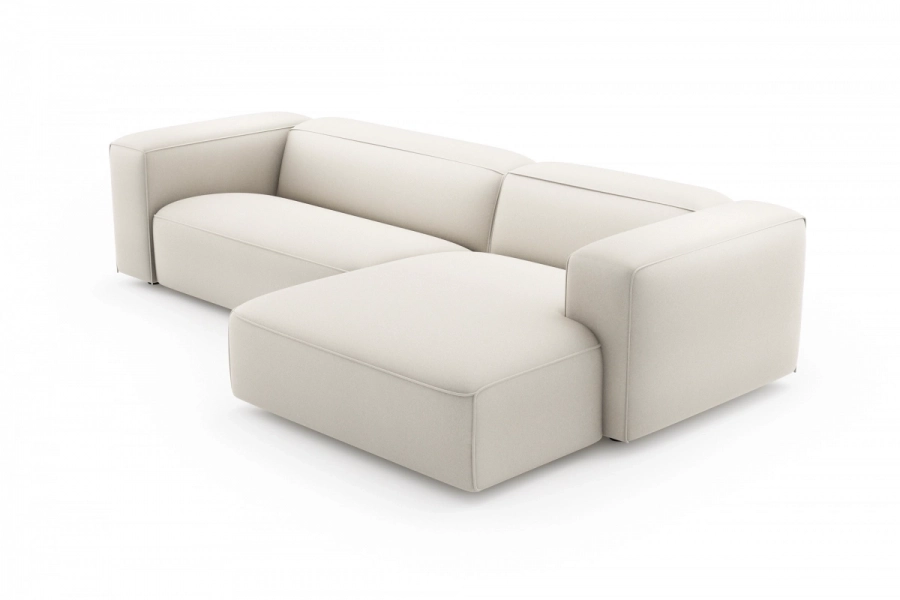 model MODULARIS WB (wysoki bok) - Modularis WB sofa 2-osobowa lewa + longchair prawy (boki wysokie)