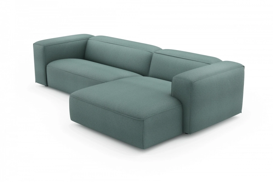 model MODULARIS WB (wysoki bok) - Modularis WB sofa 2-osobowa lewa + longchair prawy (boki wysokie)