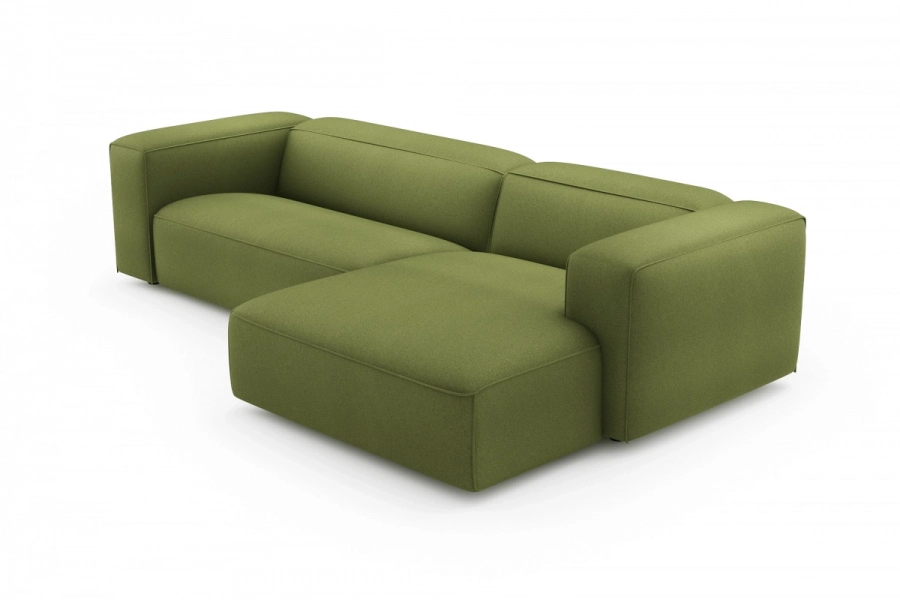 model MODULARIS WB (wysoki bok) - Modularis WB sofa 2-osobowa lewa + longchair prawy (boki wysokie)
