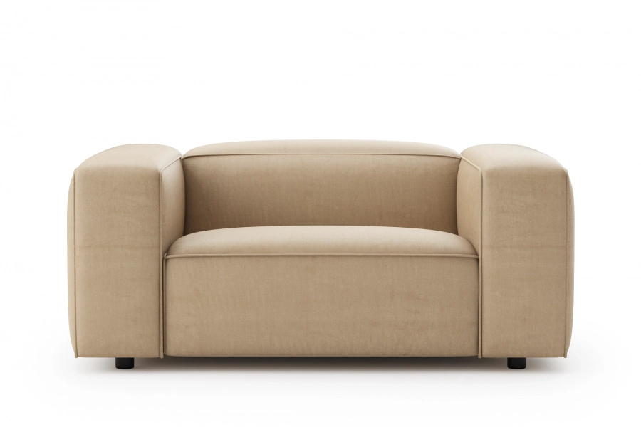 model MODULARIS WB (wysoki bok) - Modularis sofa 1,5-osobowa (love seat) z bokami wysokimi