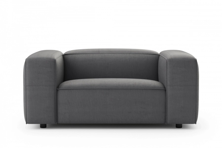 model MODULARIS WB (wysoki bok) - Modularis sofa 1,5-osobowa (love seat) z bokami wysokimi