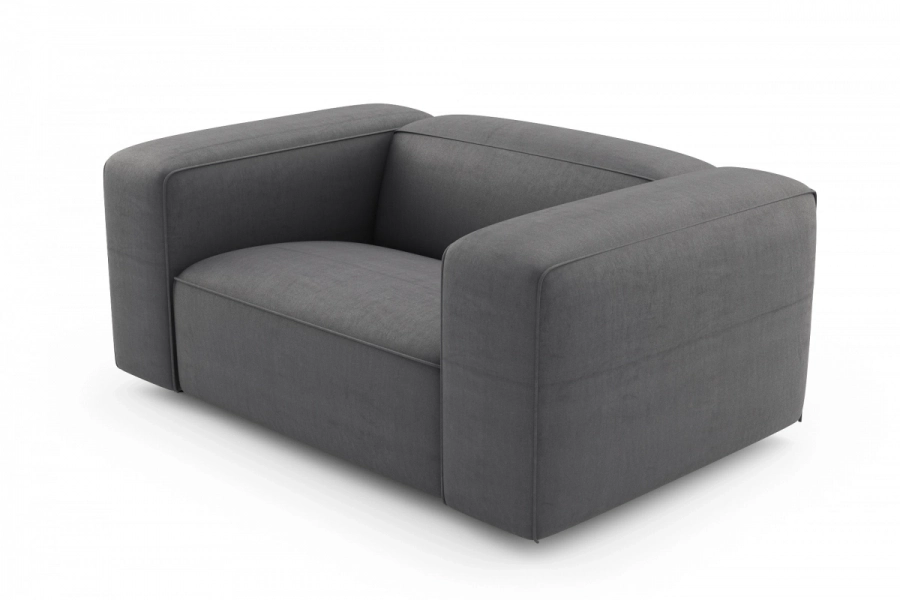 model MODULARIS WB (wysoki bok) - Modularis sofa 1,5-osobowa (love seat) z bokami wysokimi