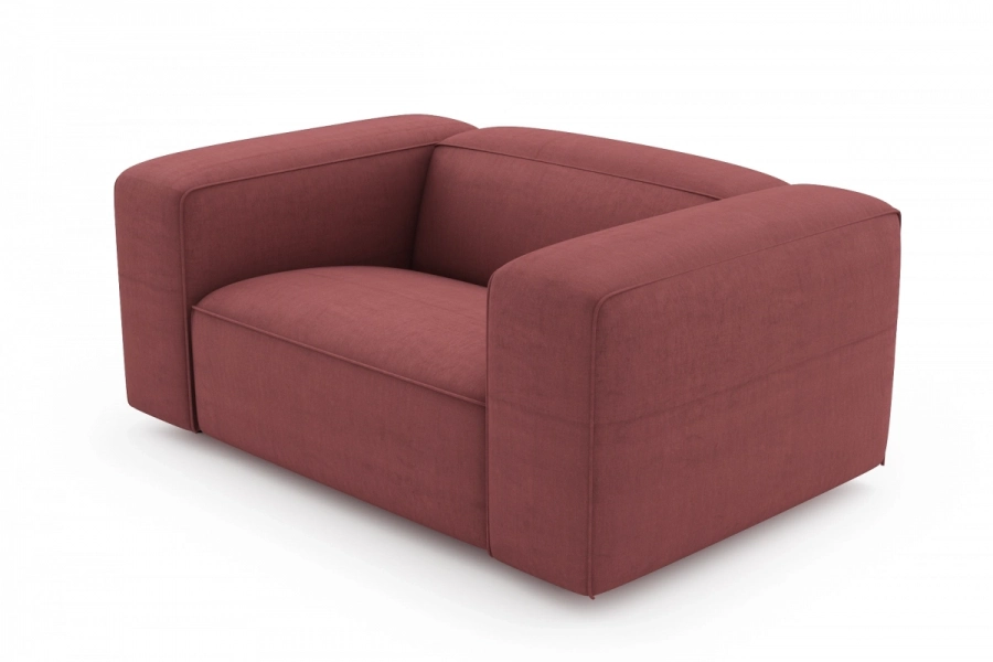 model MODULARIS WB (wysoki bok) - Modularis sofa 1,5-osobowa (love seat) z bokami wysokimi