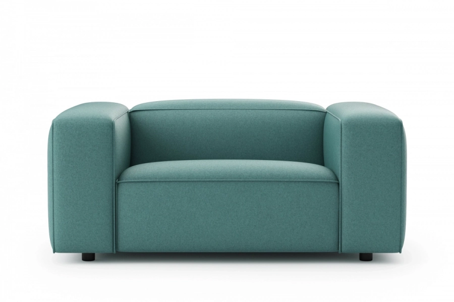 model MODULARIS WB (wysoki bok) - Modularis sofa 1,5-osobowa (love seat) z bokami wysokimi