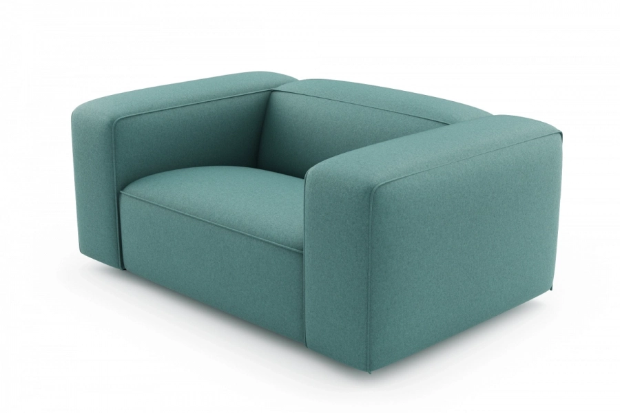 model MODULARIS WB (wysoki bok) - Modularis sofa 1,5-osobowa (love seat) z bokami wysokimi