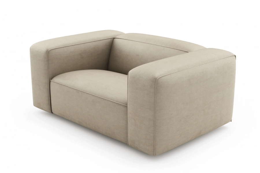 model MODULARIS WB (wysoki bok) - Modularis sofa 1,5-osobowa (love seat) z bokami wysokimi