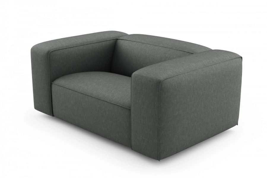 model MODULARIS WB (wysoki bok) - Modularis sofa 1,5-osobowa (love seat) z bokami wysokimi