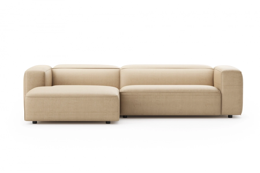 model MODULARIS WB (wysoki bok) - Modularis WB sofa 2-osobowa prawa + longchair lewy (boki wysokie)