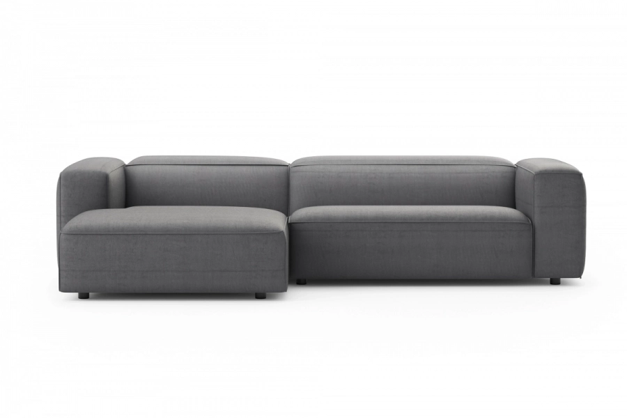 model MODULARIS WB (wysoki bok) - Modularis WB sofa 2-osobowa prawa + longchair lewy (boki wysokie)
