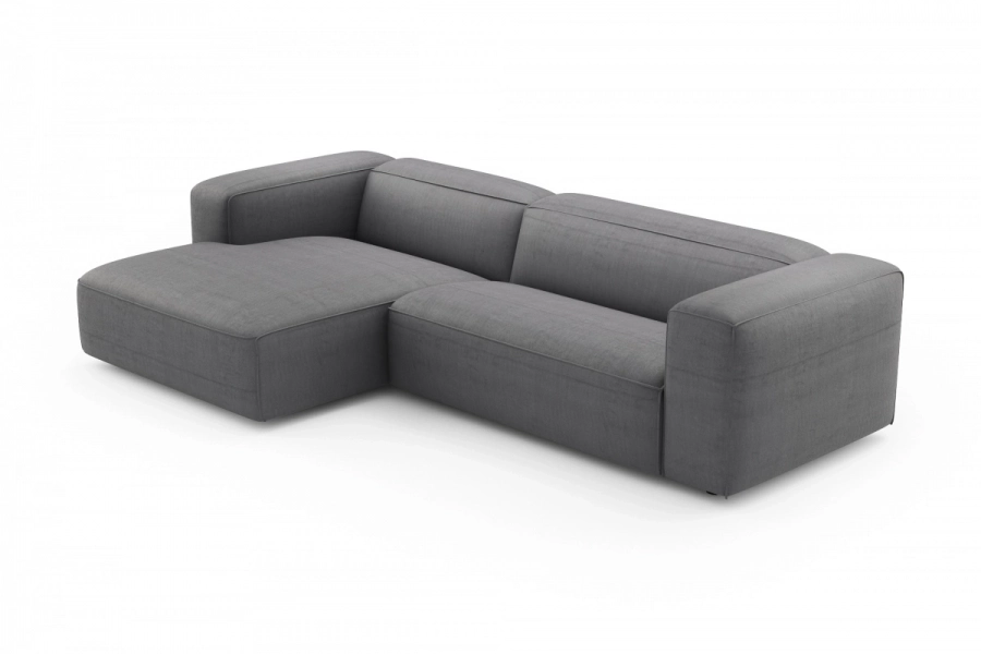 model MODULARIS WB (wysoki bok) - Modularis WB sofa 2-osobowa prawa + longchair lewy (boki wysokie)