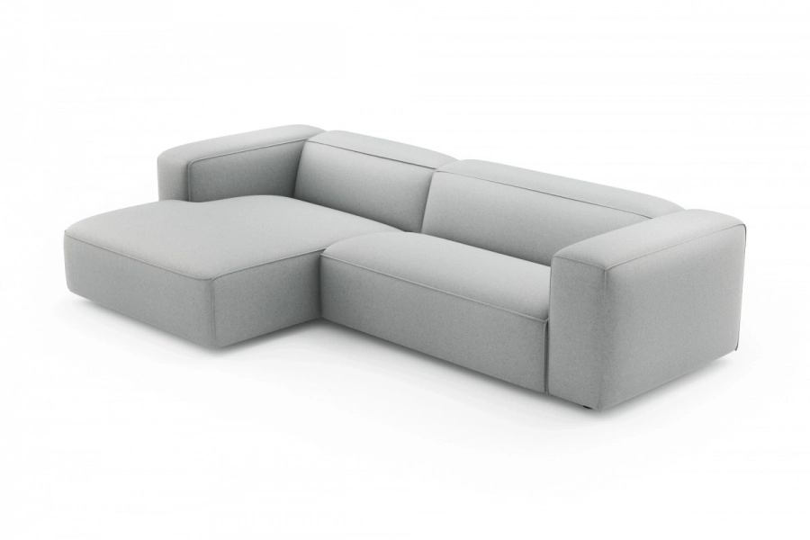 model MODULARIS WB (wysoki bok) - Modularis WB sofa 2-osobowa prawa + longchair lewy (boki wysokie)
