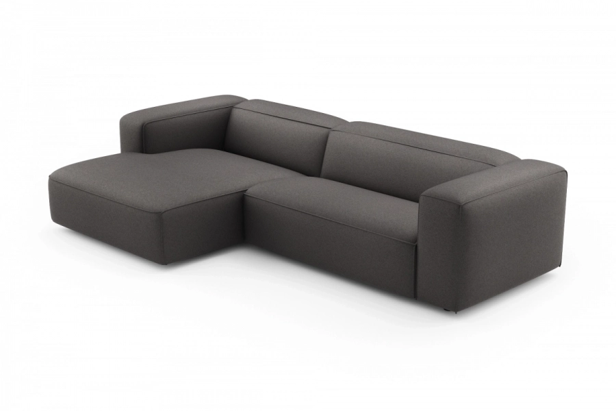 model MODULARIS WB (wysoki bok) - Modularis WB sofa 2-osobowa prawa + longchair lewy (boki wysokie)