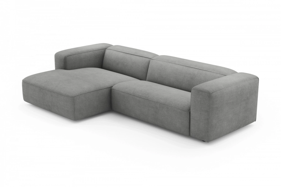 model MODULARIS WB (wysoki bok) - Modularis WB sofa 2-osobowa prawa + longchair lewy (boki wysokie)