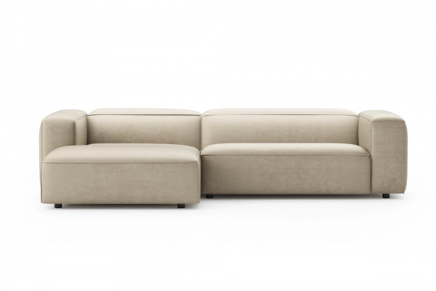 model MODULARIS WB (wysoki bok) - Modularis WB sofa 2-osobowa prawa + longchair lewy (boki wysokie)