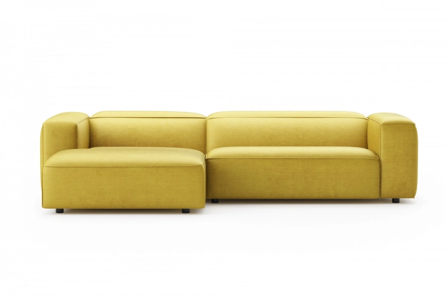 model MODULARIS WB (wysoki bok) - Modularis WB sofa 2-osobowa prawa + longchair lewy (boki wysokie)