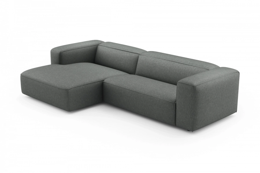 model MODULARIS WB (wysoki bok) - Modularis WB sofa 2-osobowa prawa + longchair lewy (boki wysokie)