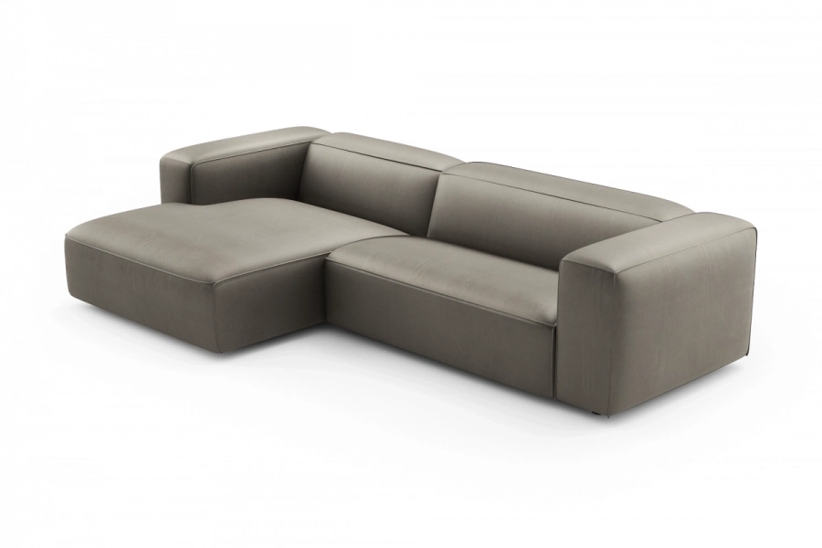 model MODULARIS WB (wysoki bok) - Modularis WB sofa 2-osobowa prawa + longchair lewy (boki wysokie)