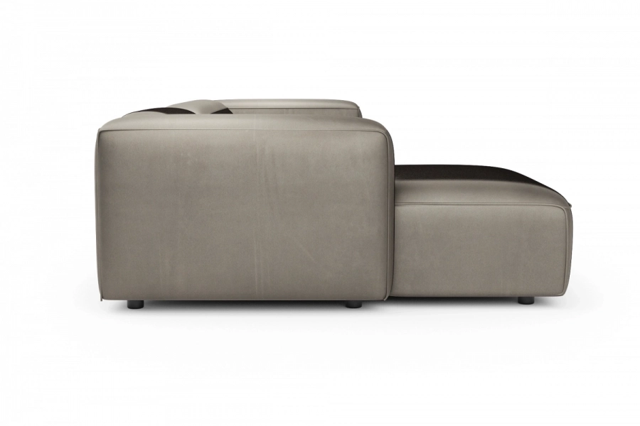 model MODULARIS WB (wysoki bok) - Modularis WB sofa 2-osobowa prawa + longchair lewy (boki wysokie)