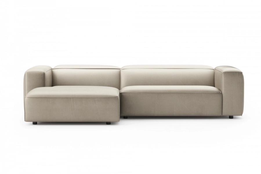 model MODULARIS WB (wysoki bok) - Modularis WB sofa 2-osobowa prawa + longchair lewy (boki wysokie)
