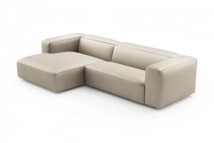 model MODULARIS WB (wysoki bok) - Modularis WB sofa 2-osobowa prawa + longchair lewy (boki wysokie)