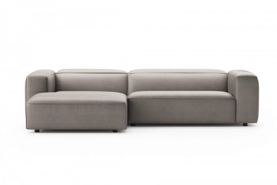model MODULARIS WB (wysoki bok) - Modularis WB sofa 2-osobowa prawa + longchair lewy (boki wysokie)