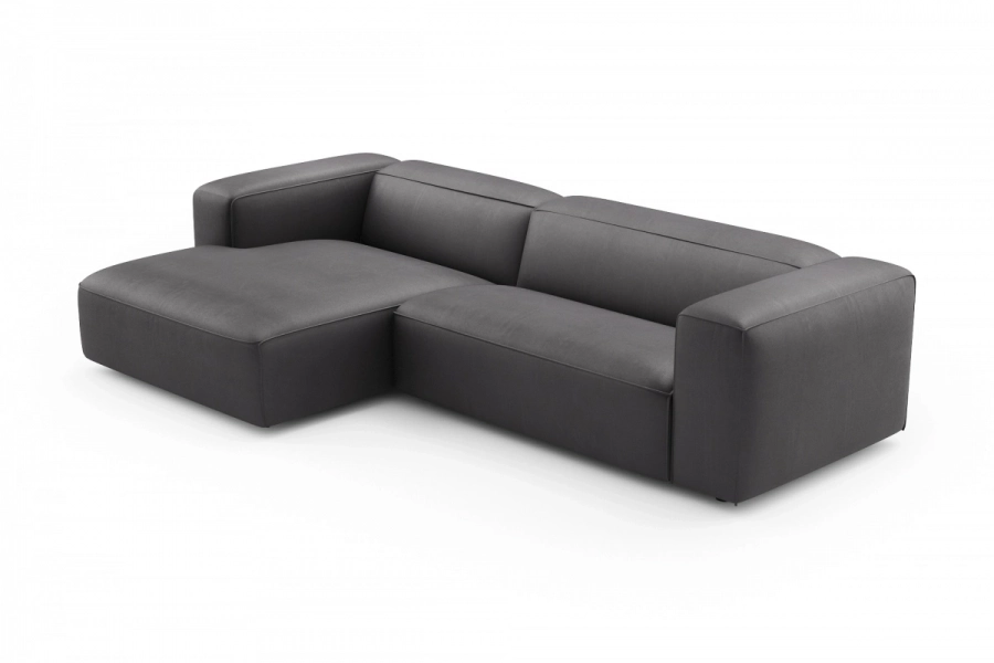 model MODULARIS WB (wysoki bok) - Modularis WB sofa 2-osobowa prawa + longchair lewy (boki wysokie)